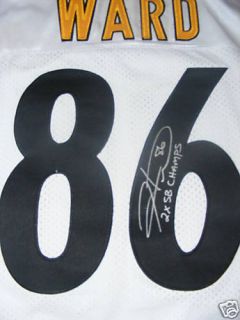 Hines Ward Autographed Authentic Jersey Steelers 2XSB