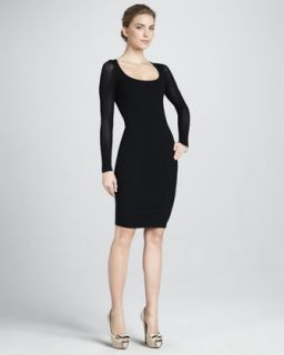 Knee Length Fitted Dress  