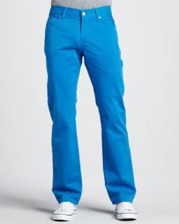 For All Mankind Slimmy Twill Pants, Aster Blue   