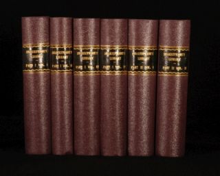 1875 6 Vols Shakespeares Library Edited by w Hazlitt