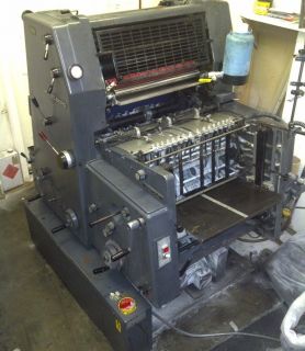 Used 1982 Heidelberg 1 Color Offset Printing Machine GTO 52
