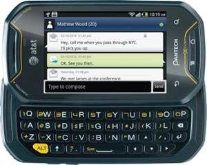 The full QWERTY keyboard makes it a breeze to text, email and surf the