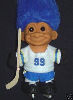 Hockey Russ Troll Doll New 5 Player Wayne Gretzky 99