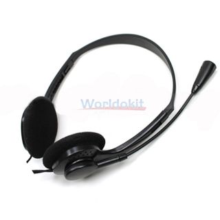 OV L900MV 3 5mm Headphone Headset with Microphone Black for PC Laptop