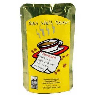 Chicago Coffee Roastery Get Well Soon Coffee 1.5 oz (Pack of 4