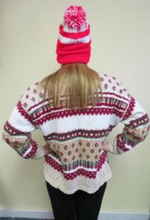 Festive Frock Hodge Podge Ugly Christmas Sweater Womens Cardigan Tacky