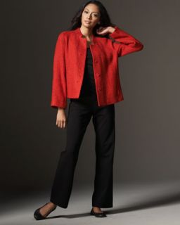Eileen Fisher Knit Jacket & Ponte Pants, Petite   