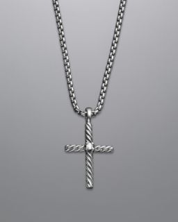 David Yurman Black Onyx Cable Heart Necklace   