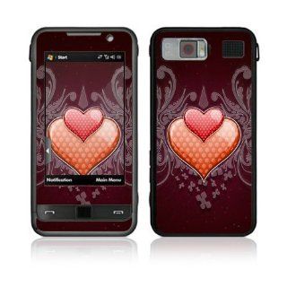 Samsung Omnia (i910) Decal Skin   Double Hearts