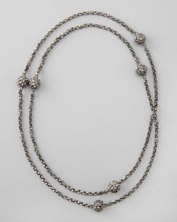 Silver Station Necklace  