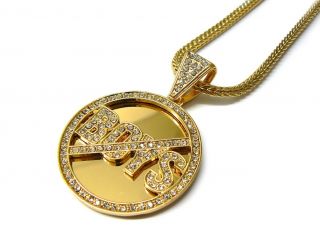 No Boys Allowed Pendant Necklace Keri Hilson Chain Gold
