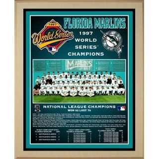 Florida Marlins Large Healy Plaque   1997 World Series