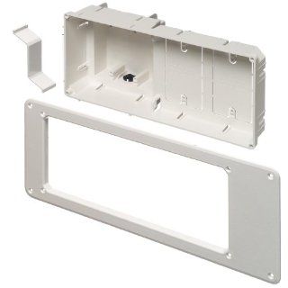 Arlington TVB613 1 Recessed TV Outlet Box with Paintable Trim Plate