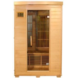 Energize Duet Two Person Infrared Sauna with Five Carbon Heaters
