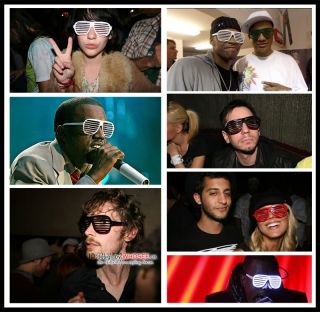 60x Pairs Wholesale Shutter Shades Sunglasses Hip Hop