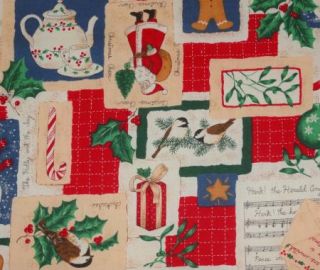 yd Christmas Teapot Sheet Music Santa Gingerbread Chickadee