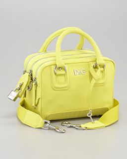 Dolce & Gabbana Triple Zip Handbag, Yellow   
