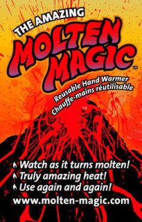 Molten Magic Reusable Heat Pad Hand Warmer Gel Pack
