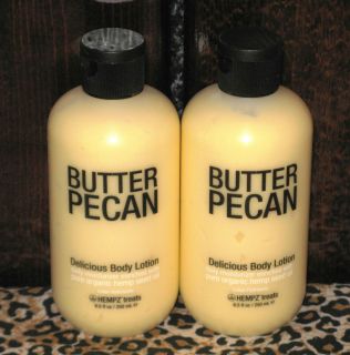 Hempz Treats Butter Pecan Body Lotion 8 5 oz Set of 2 Paraben and