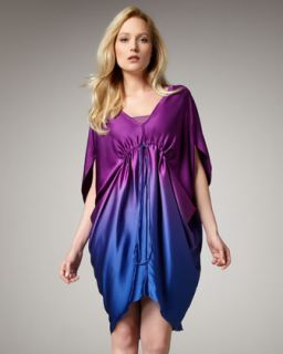 Blue Draped Dress  