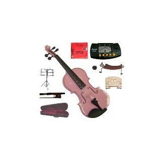 Merano 12 Pink Viola with Case and Bow+Extra Set of