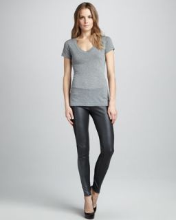 T5MGQ French Connection Paneled Zipper Cuff Leggings