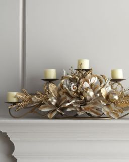 Champagne Frost Candle Rail   