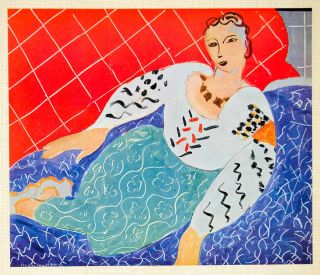  Reclining Figure Woman Persane Henri Matisse Dress Costume Persian
