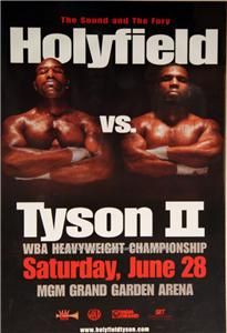 Mike Tyson Evander Holyfield World Undisputed Heavyweight Boxing