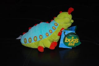 Disney Pixar A Bugs Life Caterpillar Heimlich Plush doll. NEW WITH