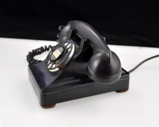  Electric Bell System 302 Lucy Black Bakelite Phone Henry Dreyfuss