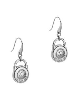 lock earrings silver $ 45