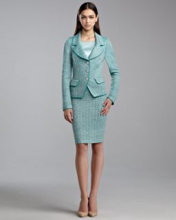 St. John Collection Sparkle Knit Suit   