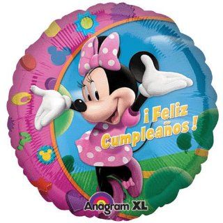  Minnie Mouse Feliz Cumpleanos 18 Mylar Balloon Disney Toys & Games