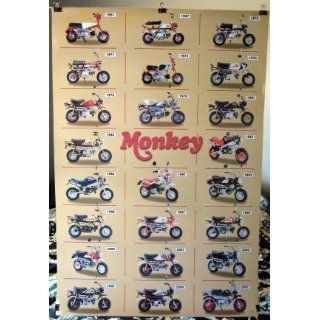 Honda Monkey Z series History Poster 23.5 x 34 Showing 23