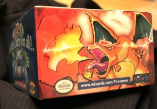 Pokemon Card Base Set Sealed Booster Box Green Wing Charizard +Bonus