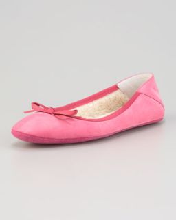 X17GJ Jacques Levine Inslee Suede Ballerina Flat