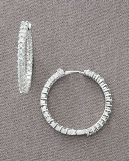 Roberto Coin Diamond Hoop Earrings, 1.50 TCW   