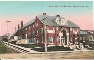 American Legion Building Hellertown PA Postcard