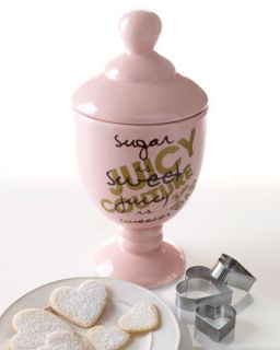 Juicy Couture Cookie Jar & Cookie Cutters   