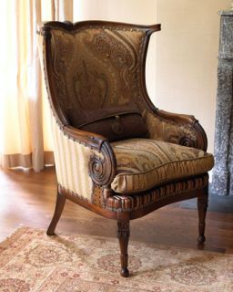 H3NHM Jeff Zimmerman Collection by Key City Gretchen Wingback Chair