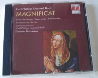 Bach Magnificat Hartmut Haenchen German CD 782124101121
