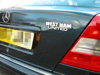 West Ham Hammers Collectors Chrome Football Car Badge