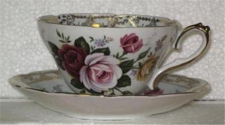 Cup Saucer Royal Sutherland Fine Bone China Made In Staffordshire