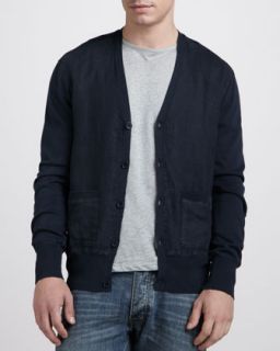 James Perse Button Front Knit Shirt   
