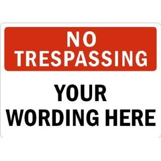   YOUR WORDING HERE Reflect Adhesive Sign, 18 x 12