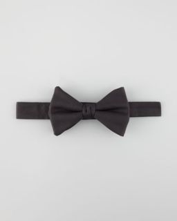  pre tied faille bow tie black $ 55