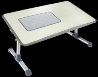 Portable Folding Laptop Table Stand Desk Bed Sofa Tray with Cooling