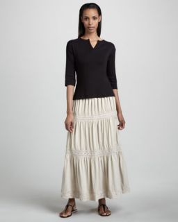 Eileen Fisher Knit Top, Organic Cotton Tank & Maxi Pencil Skirt