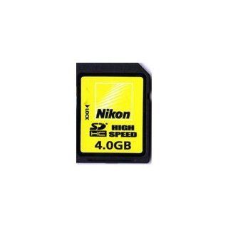 Nikon 4GB Class 4 SDHC Flash Memory Card Computers